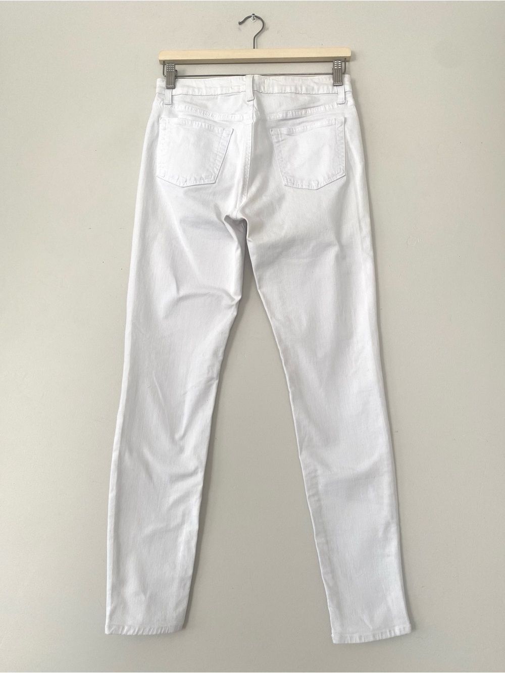 NEW Just Black Clean White Skinny Ankle Length USA Made Sz 28 Effortlessly Chic - Picture 4 of 12